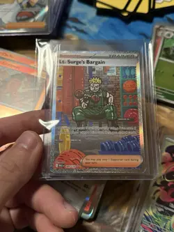 Lt. Surge's Bargain SIR Mega Evolution 185/132 Pokemon TCG NM - Image 4