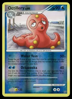 Octillery Reverse Holo 58/127 Platinum Pokemon - Image 1