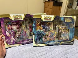 NEW-Pokemon Origin Forme Dialga & Palkia VSTAR Premium Collection Box Lot-Sealed - Image 1