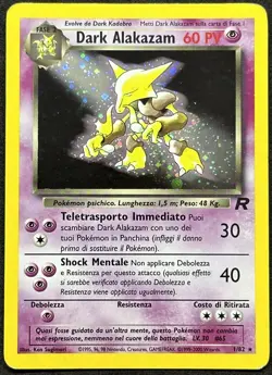 POKEMON~DARK ALAKAZAM~1/82~TEAM ROCKET~ITA~PL/LP- - Image 1