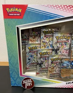 Pokemon Lucario Ex Tyranitar Ex Premium Collection Prismatic Evolution, IN HAND! - Image 2