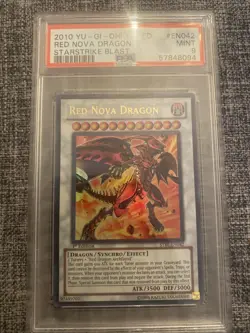 Yu-Gi-Oh! Red Nova Dragon STBL-EN042 Starstrike Blast 1st Edition - Image 1