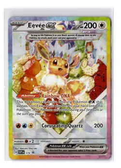 Eevee ex - SVP174 Scarlet & Violet Black Star Promo Card - FRUIT - LP - POKEMON - Image 1