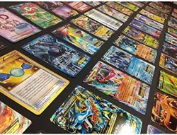 Pokemon TCG : 100 Card LOT Rare, COM/UNC, Holo & Guaranteed EX, MEGA OR Full Art - Image 1