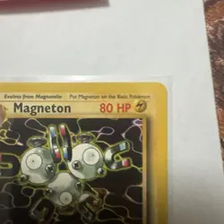 Pokemon TCG Fossil Set Magneton Rare Non-Holo Card 26/62 Vintage - Image 3