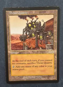 MTG URZA'S SAGA THRAN QUARRY MAGIC THE GATHERING RARE LAND ENGLISH CARD - Image 3