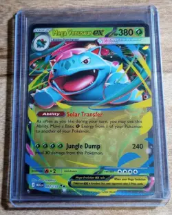 Mega Venusaur EX 155/132 & 003 Mega Evolution ENGLISH Pokemon TCG Card 2025 - Image 3