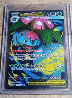 Mega Venusaur EX 155/132 & 003 Mega Evolution ENGLISH Pokemon TCG Card 2025 - Image 4