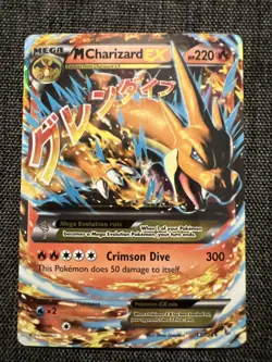 Pokemon Mega Charizard EX TCG Holo Ultra Rare Card 13/106 XY Flashfire - Image 1