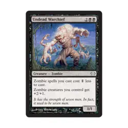 WOTC MtG Planechase Undead Warchief (U) Fair - Image 1
