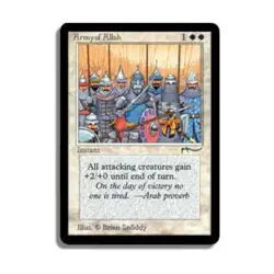WOTC MtG Arabian Nights Army of Allah - Light (C3) EX- - Image 1