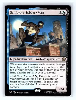 Symbiote Spider-Man #156 Regular Rare MTG 2025 Marvel's Spider-Man (SPM) - Image 1