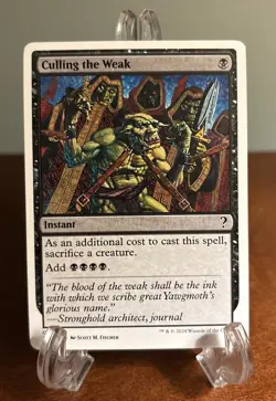 Culling the Weak MTG Mystery Booster 2 MB2 Magic the Gathering NM Mint - Image 1