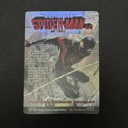 MTG Marvel Spider-Man Miles Morales No.234 Borderless English Green [FOIL] - Image 2