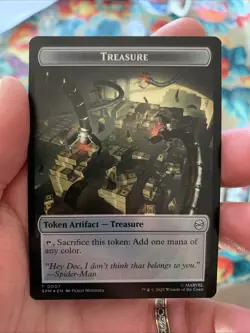 Human Citizen / Treasure Token - Foil - SPM - MTG - EN - NM M - 0004 / 0007 - Image 2