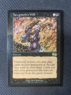 MTG Magic the Gathering Yawgmoth's Will Urza's Saga NM - Image 1