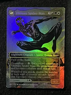 Magic The Gathering Miles Morales, Borderless Foil, Marvel's Spider-Man MTG NM/M - Image 2