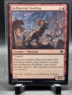 Belligerent Yearling - LCI MTG - 133 - UNCOMMON - M/NM - Image 1