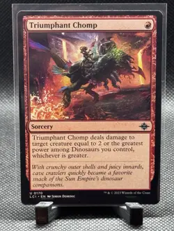 Triumphant Chomp (170) The Lost Caverns of Ixalan LCI - MTG Magic - Image 1