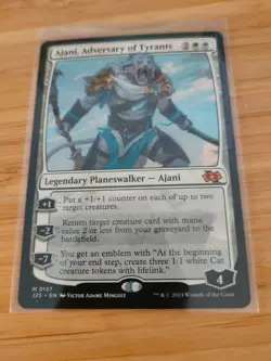 MTG Ajani, Adversary of Tyrants 0157 J25 / Foundations M/NM Free UK P&P - Image 1