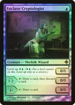 MTG - Enclave Cryptologist - Foil - Rise of the Eldrazi - Magic the Gathering - Image 1