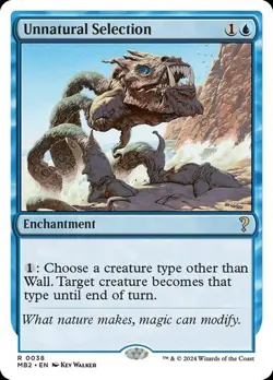 MTG - Unnatural Selection - White Border - Mystery Booster 2 - Magic - Image 1