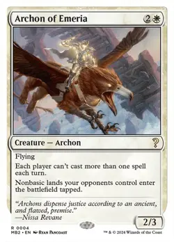 MTG - Archon of Emeria - White Border - Mystery Booster 2 - Magic the Gathering - Image 1