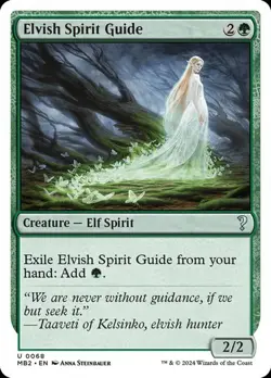 MTG - Elvish Spirit Guide - White Border - MB2 - Magic the Gathering - Image 1