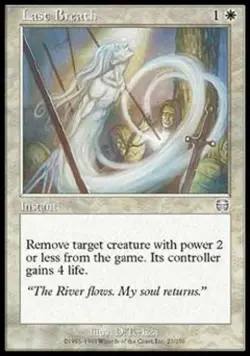 Last Breath - Medium Play MTG Mercadian Masques - Image 1