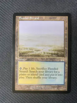 MTG Magic the Gathering Onslaught Flooded Strand NM - Image 1
