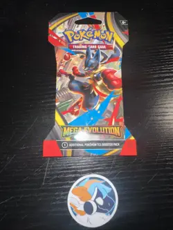Pokemon Mega Evolution Base Set Sleeved Booster Pack - Image 1