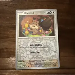 2023 POKEMON OBSIDIAN FLAMES SKWOVET 178/197 REVERSE HOLO - Image 3