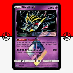 Pokemon Giratina Holo 58/156 Ultra Prism 2018 Sun Moon NM - Image 1