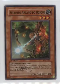 Arcane Archer of the Forest Portuguese 1st Ed. YuGiOh Ancient Sanctuary 2004 - Image 1