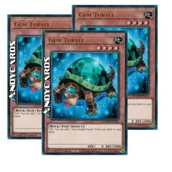 GEM-TURTLE 3x (Tartaruga-Gemma) • Ultra R • BLMM EN111 • 1Ed • Yugioh ANDYCARDS - Image 1