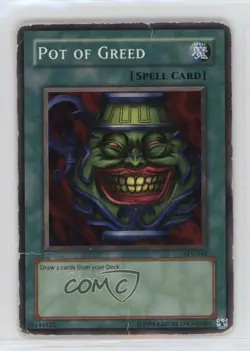 Pot of Greed Unlimited YuGiOh Starter Deck Yugi Evolution #SYE-040 2004 - Image 1