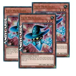 GEM-MERCHANT 3x (Mercante-Gemma) • Ultra R • BLMM EN109 • 1Ed • Yugioh ANDYCARDS - Image 1
