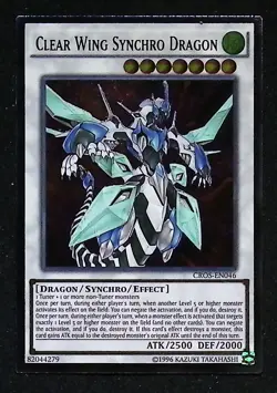 Clear Wing Synchro Dragon - CROS-EN046 - Ultimate Rare - Yugioh - Image 1