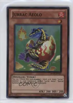 Jurrac Aeolo Unlimited YuGiOh Hidden Arsenal 4: Trishula's Triumph #HA04-EN017 - Image 1