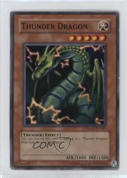Thunder Dragon Wal-Mart Exclusive YuGiOh Dark Legends #DLG1-EN041 2008 - Image 1