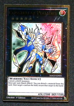 Constellar Pleiades - MAGO-EN031 - Premium Gold Rare - 1st Edition Yugioh - Image 1