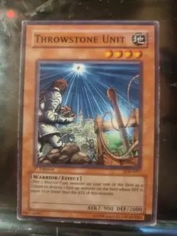 Yu-Gi-Oh TCG Throwstone Unit LOD-017 1st Edition Common Card - Image 1