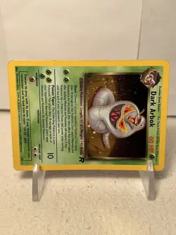 Dark Arbok Non Holo Pokemon Team Rocket Set 2/82 Error Card (1999-23000) - Image 2
