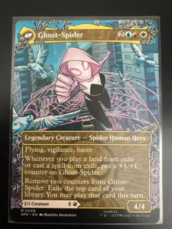 MTG - BORDERLESS Gwen Stacy/ Ghost Spider #209 Marvel's Spider-Man - Image 2