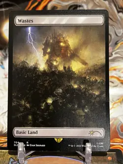 MTG | Wastes (704) (Extended Art) [Secret Lair Warhammer 40k] NF - Image 1