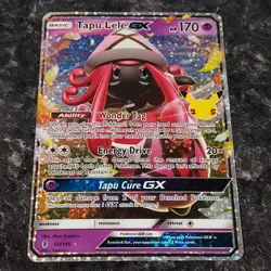Tapu Lele GX 60/145 Celebrations Classic Set Pokemon Holo Foil Rare Nice! - Image 1