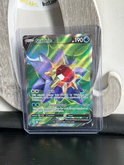 Pokemon TCG Starmie V Sword & Shield - Astral Radiance 166/189 Holo Full Art - Image 2