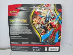 2025 Pokemon TCG Mega Evolution GOLDUCK Promo 3X Three Booster Pack Blister - Image 3