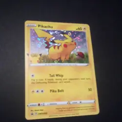 Pokemon TCG Pikachu Pokemon Promos SWSH039 Holo Promo - Image 1