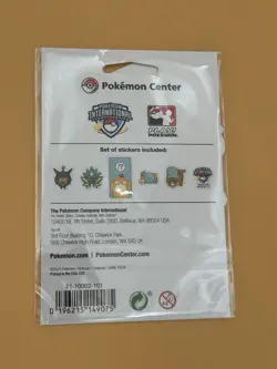 Pokemon Center International 2025 Pokemon Exclusive Stickers Set of 6 - Image 2